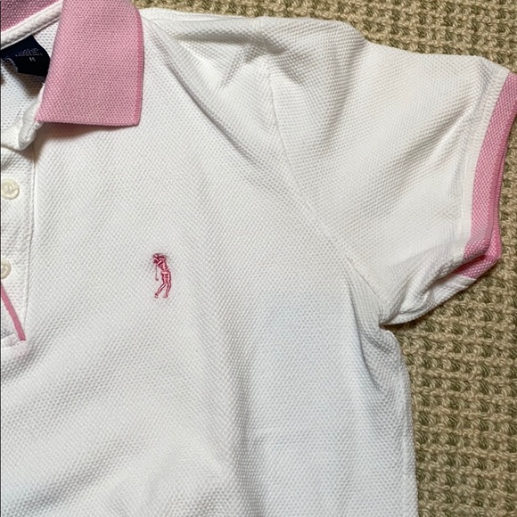 Pink and white polo - Picture 3 of 3